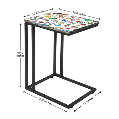 Designer Kids Metal C Table - Kids Beautiful Design Nutcase