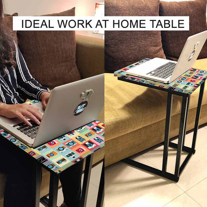 C Shaped Laptop Table for Children - Camera Nutcase