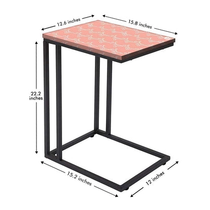 C Shaped Side Table For Sofa -  Branches Nutcase