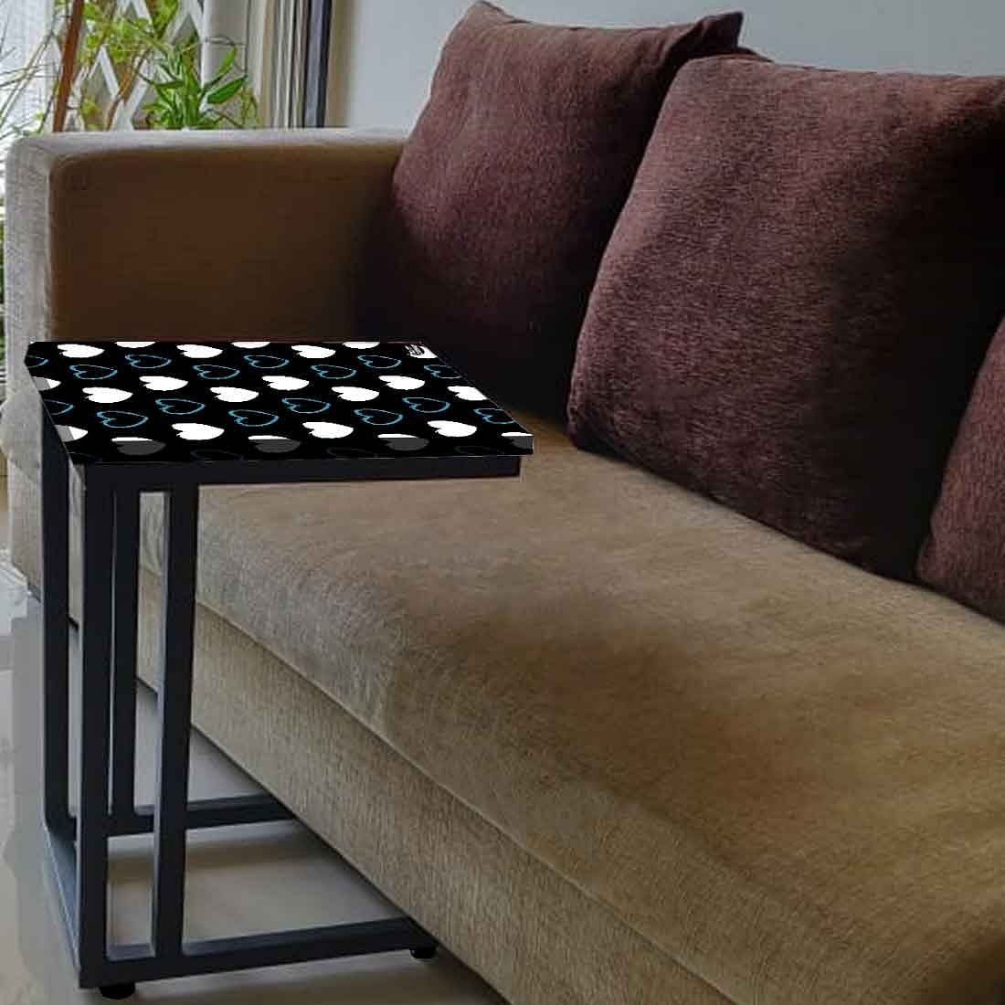 Beautiful Metal Sofa C Table  - Heart Nutcase