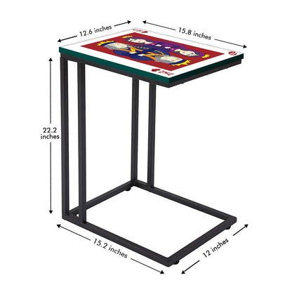 New Black C Side Table  - King Queen Nutcase