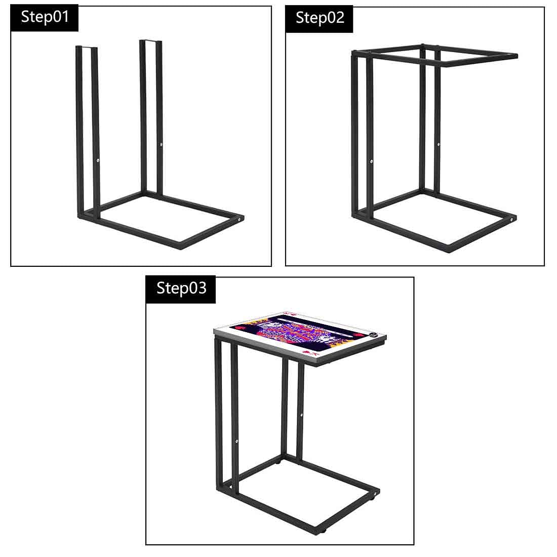 Amazing Black C Side Table - King (Purple) Nutcase