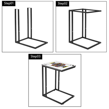 Modern Black C Side Table  - King Nutcase