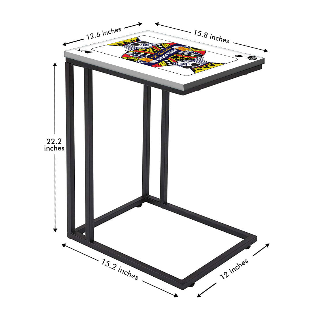 Modern Black C Side Table  - King Nutcase