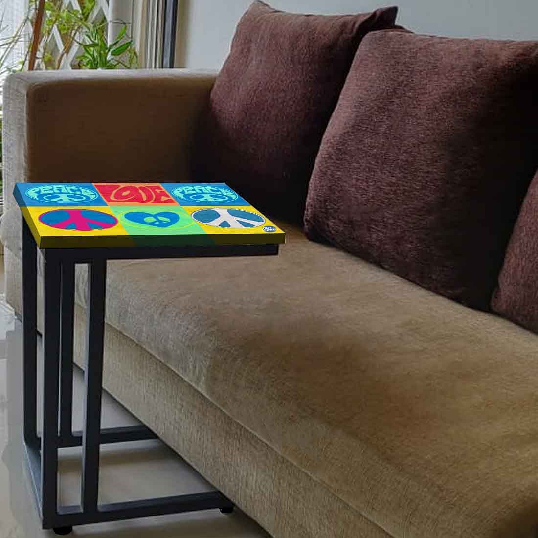 Latest C Shaped Coffee Table - Peace Love Nutcase