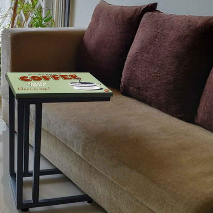 C Shaped Coffee Table -  Coffee Nutcase