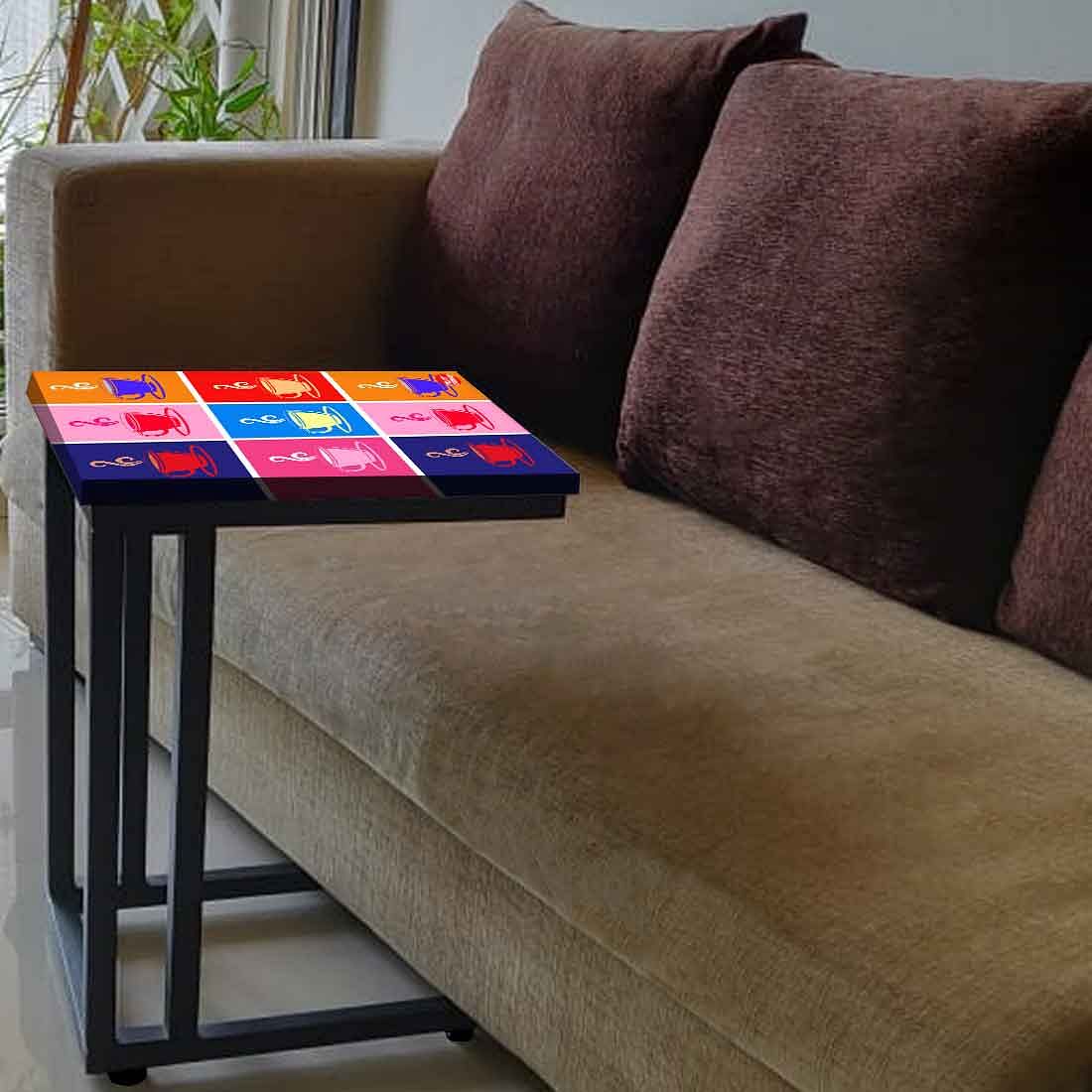 C Shaped End Table For Sofa - Cup of Tea Nutcase