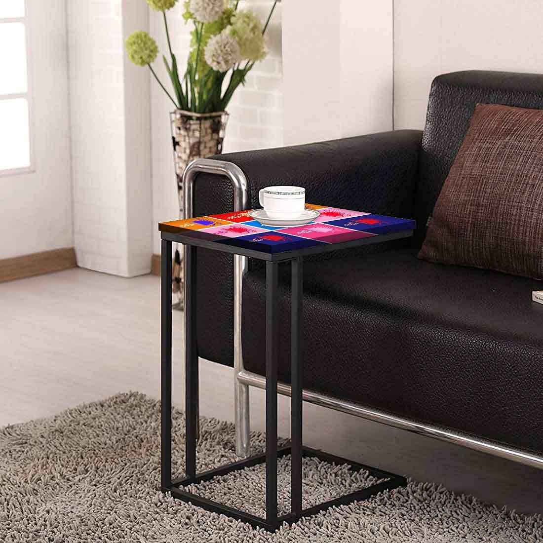 C Shaped End Table For Sofa - Cup of Tea Nutcase