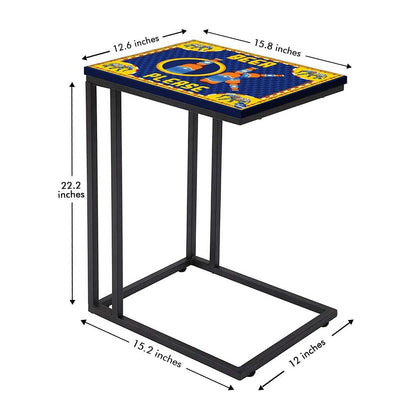 C Shaped End Table For Sofa - Beer Please Nutcase