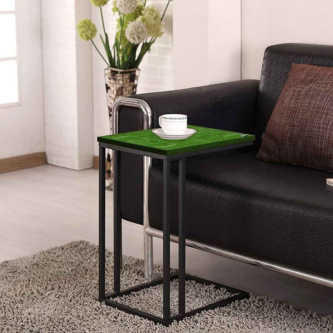 Small C Shaped Table For Sofa - Football Pitch Nutcase