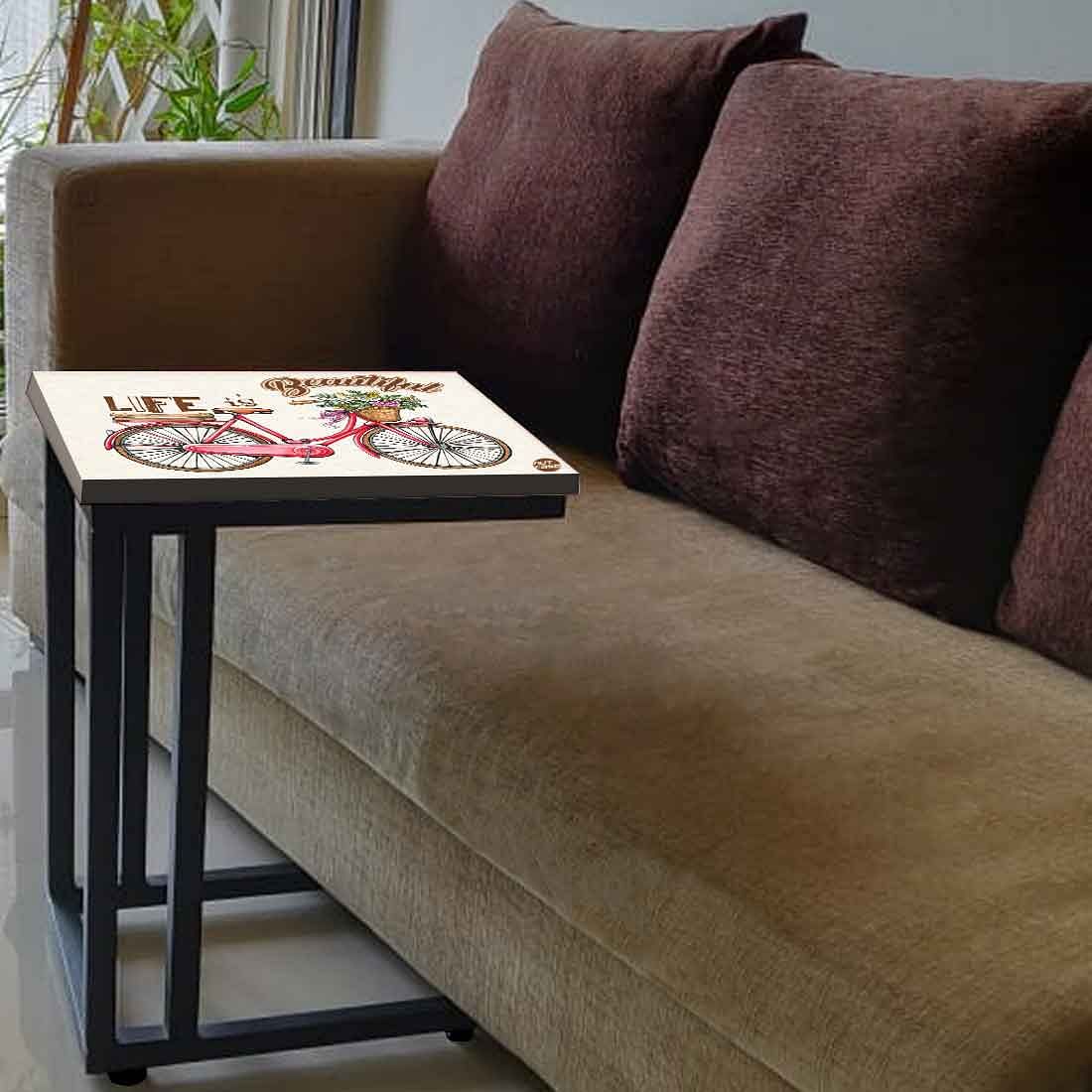 Modern C Side Table - Life is Beautiful Cycle Nutcase