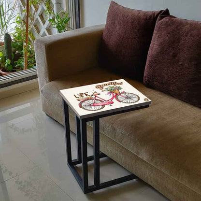 Modern C Side Table - Life is Beautiful Cycle Nutcase