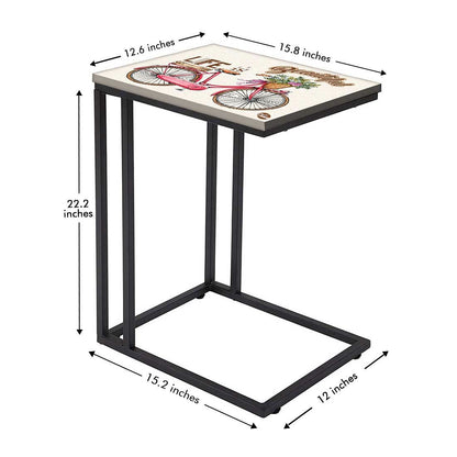 Modern C Side Table - Life is Beautiful Cycle Nutcase