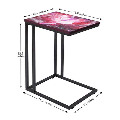 Beautiful Sofa Side C Table - Space Pink Watercolor Nutcase