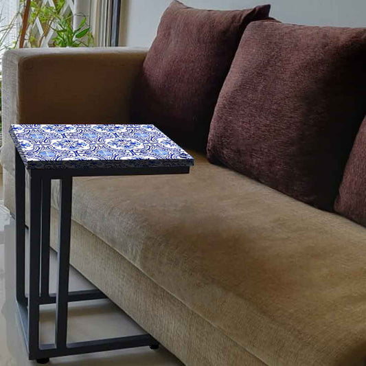 Designer C Shaped for Sofa Bedside Table - Spanish