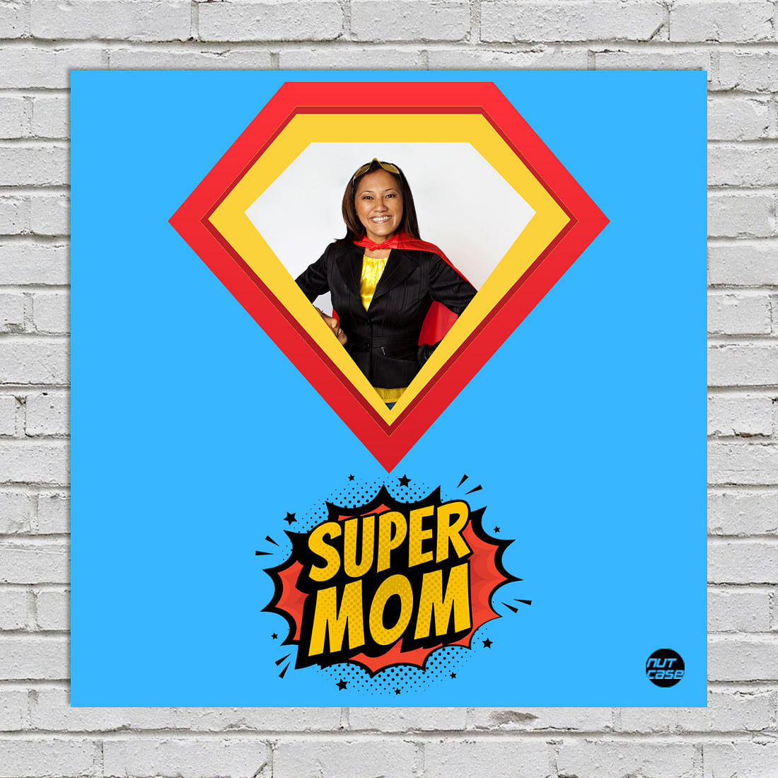 Gifts For Mom Customized Photo Gift - Super Hero Mummy Nutcase
