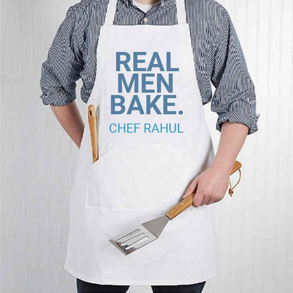 Custom Printed Aprons for Mens Baking Cooking - Baker Nutcase