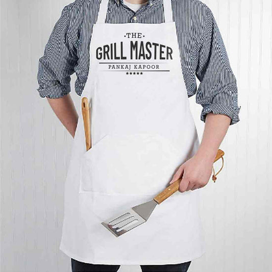 Customized Mens Cooking Aprons for Baking - Grill Master Nutcase