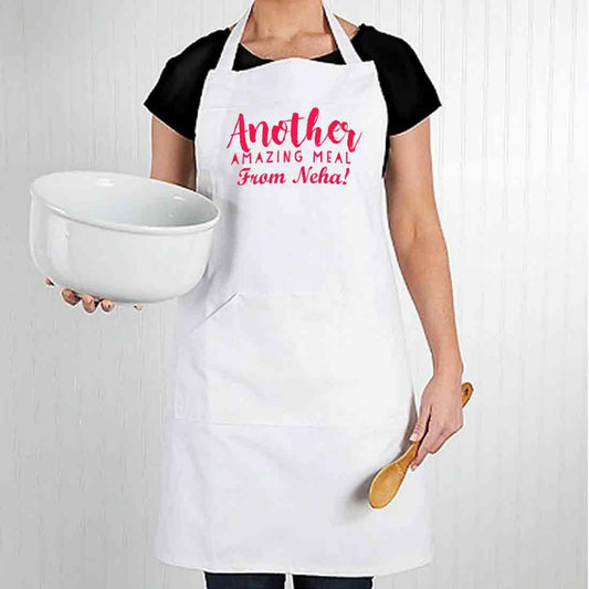 Personalized Chef Apron for Women Baking Cooking - Amazing Meal Nutcase