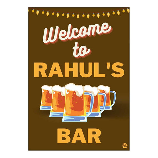 Customized Bar Sign for Home Beer Wall Art for Restaurants Bars Nutcase
