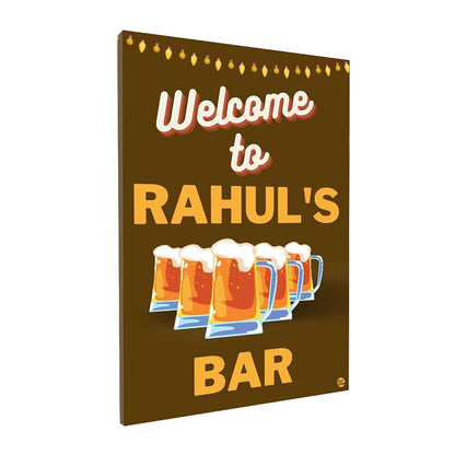 Customized Bar Sign for Home Beer Wall Art for Restaurants Bars Nutcase