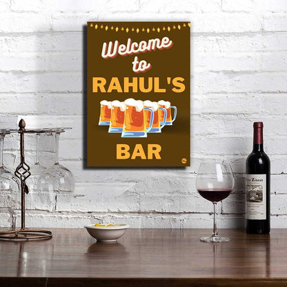 Customized Bar Sign for Home Beer Wall Art for Restaurants Bars Nutcase