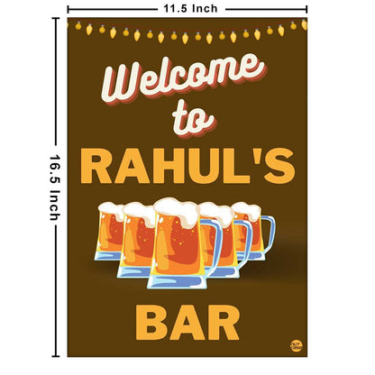 Customized Bar Sign for Home Beer Wall Art for Restaurants Bars Nutcase