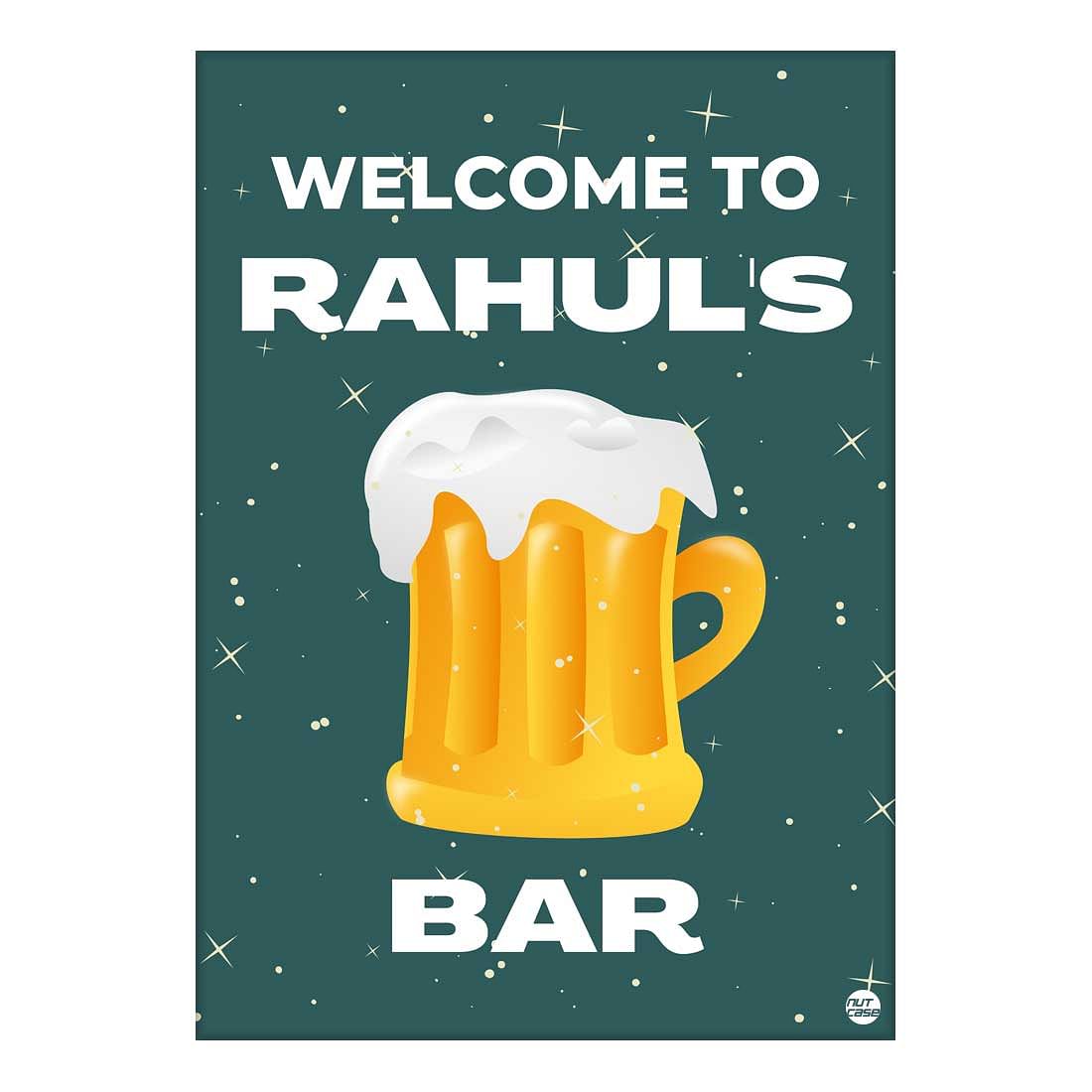 Customized Home Bar Sign Beer Wall Art Posters Nutcase