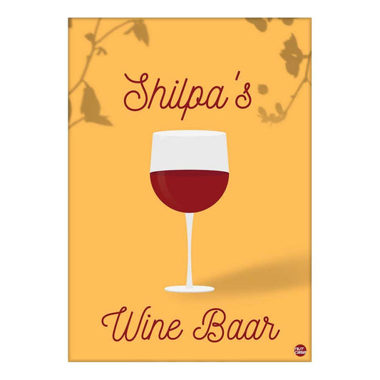 Personalized Posters Wine Wall Art Bar Signs Nutcase