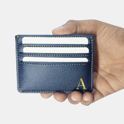 Custom Business Card Holder Case for Men - Monogram Nutcase