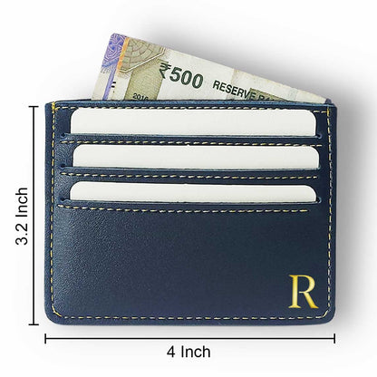 Custom Business Card Holder for Men Wallet - Monogram Nutcase