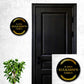 Personalized Round Name Plate for Home Office Flat Door Entrance