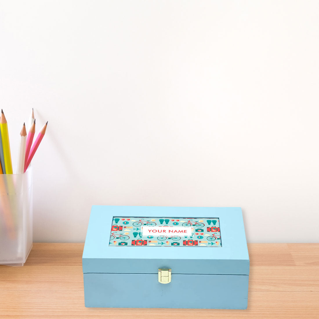 Custom Printed Gift Boxes for Men & Women Vegan Leather Add Your Name