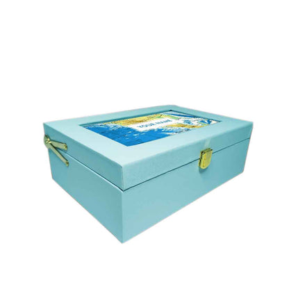 Custom Gift Boxes for Her Vegan Leather Add Your Name - Map