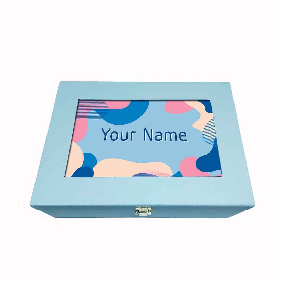 Decorative Personalised Jewellery Box for Gifting Women Girlfriend Add Your Name
