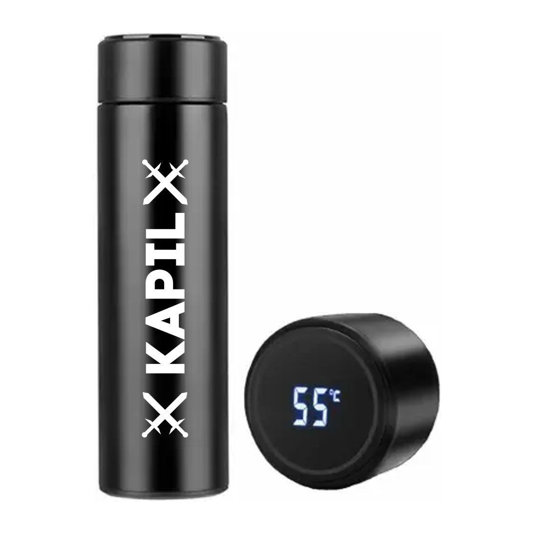Personalised Thermos Flask for Tea with Temperature Display - Stylish