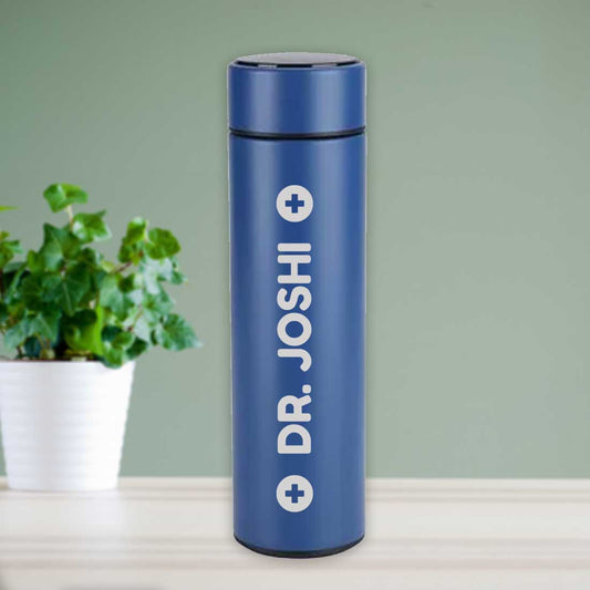 Customized Coffee Thermos Tumbler Flask Personalized Gift For Doctors - DR