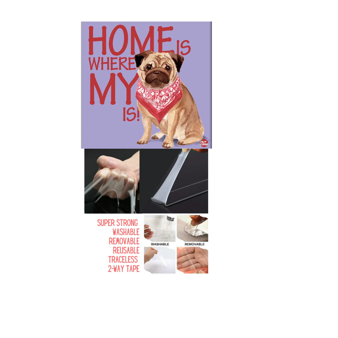 Home Wall Decor for House Dog Lovers - Home Is Where My