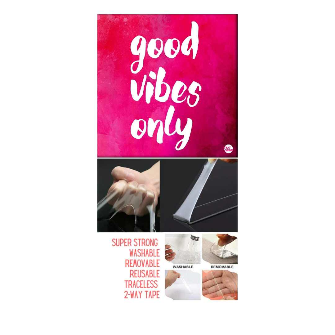 Motivational Quotes Bedroom Wall Decor for Home Office - Good Vibes Only