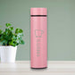 Personalised Thermos Bottle for Coffee With Temperature Display Engraved Name -Tea Cup