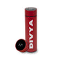 Personalised Thermos Flask for Tea Coffee with Temperature Display- Red