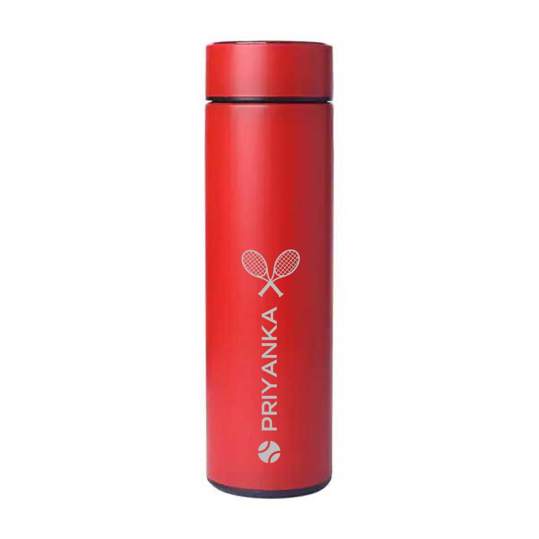 Personalised Tea Flask Thermal Hot & Cold With Temperature Display - Racket