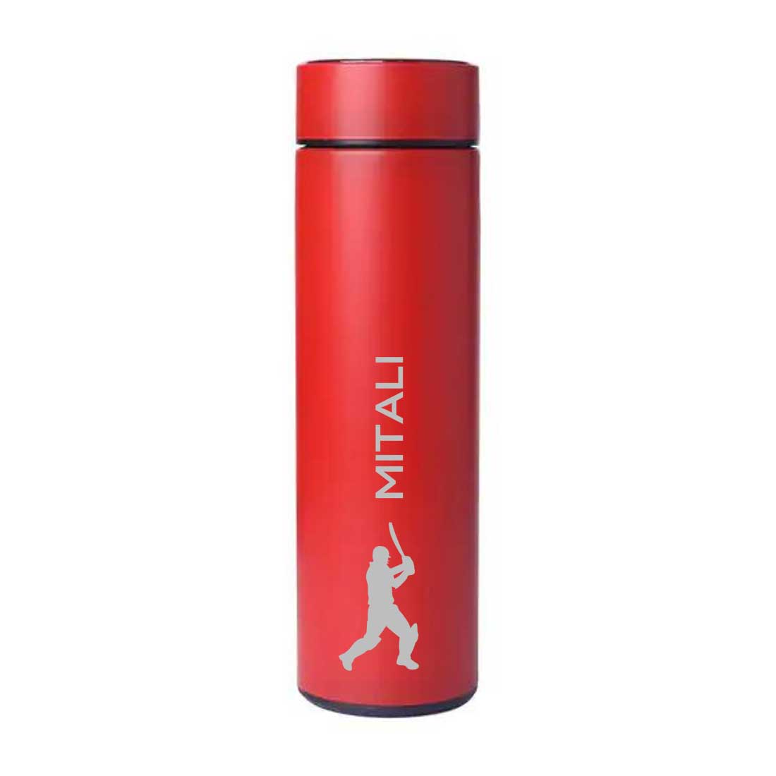 Custom Thermos Vacuum Flask with Temperature Display for Boys 500ml - Cricket