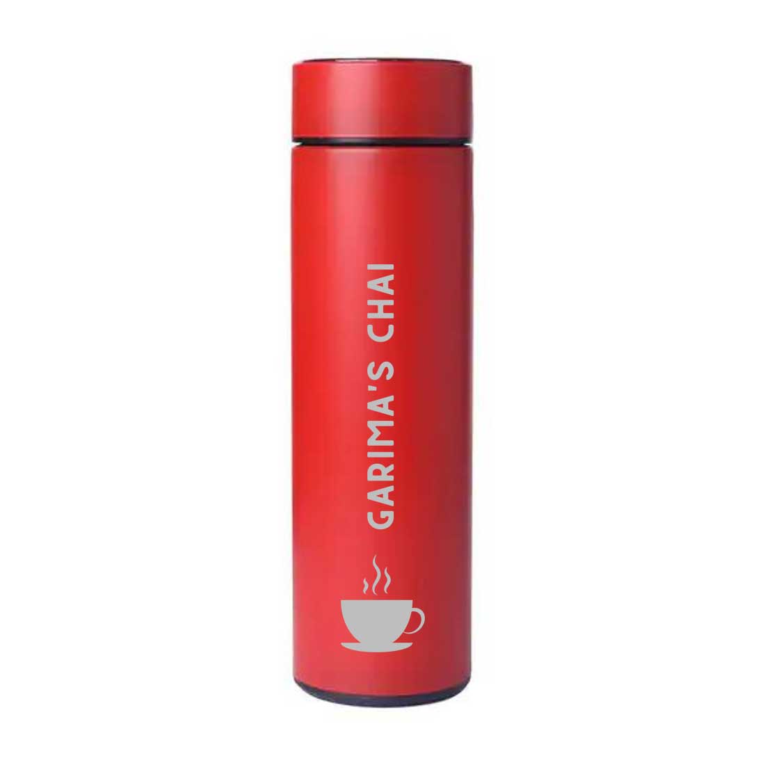 Engraved Custom Thermos Flask Stainless Steel With Temperature Display - Cup