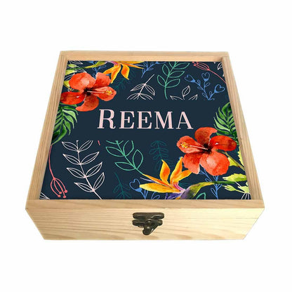 Personalized Jewellery Box for Women - Hibiscus Leaf Nutcase