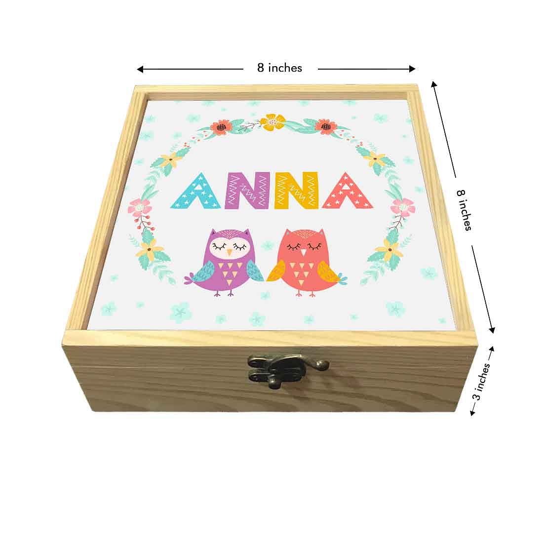 Wooden Jewellery Box for Children - Cute Owl Nutcase