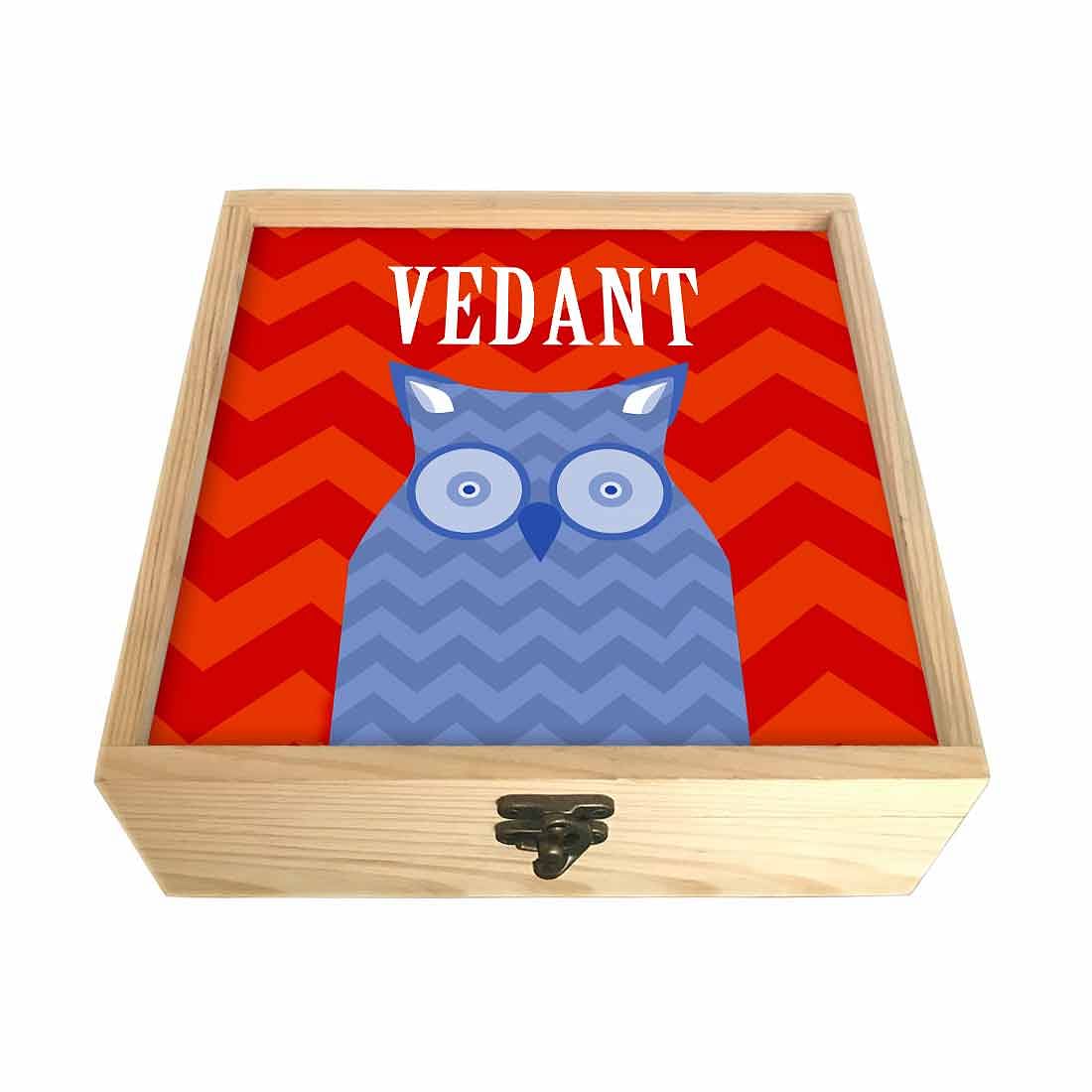 Cute Custom Jewellery Box for Children - Owl Nutcase