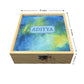 Custom Return Gift Jewellery Box - Arctic Space Dark Blue and Green Watercolor Nutcase