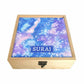 Custom Jewellery Box for Gift - Arctic Space Purple Watercolor Nutcase