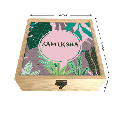 Customized Jewellery Box for Women - Pink Tropical Vibes Nutcase